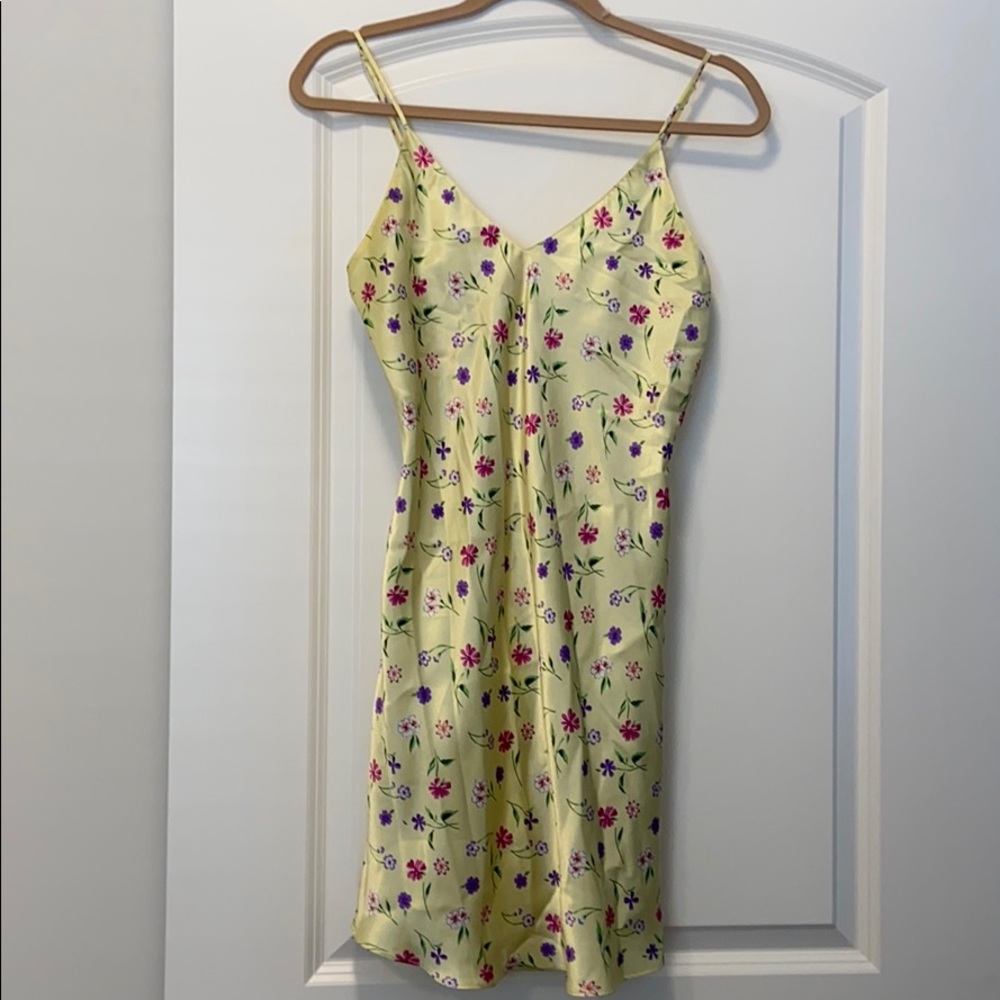 Maidenform Négligée floral Yellow Size M